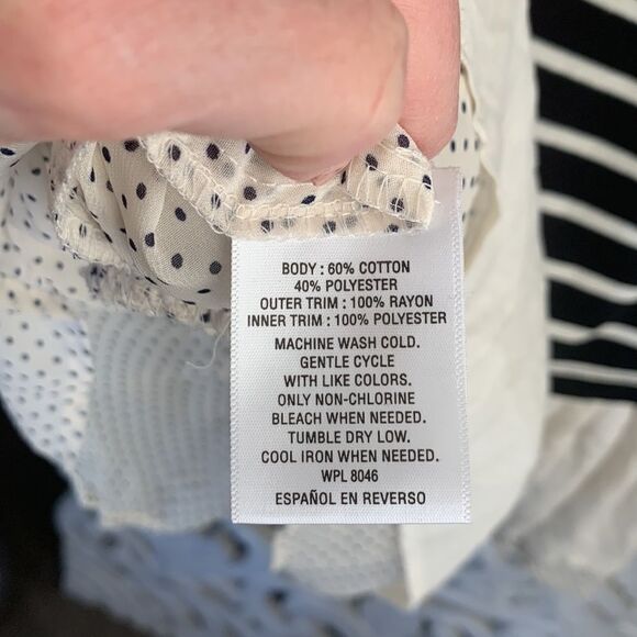 Striped Ruffled Hem Top - Picture 7 of 7